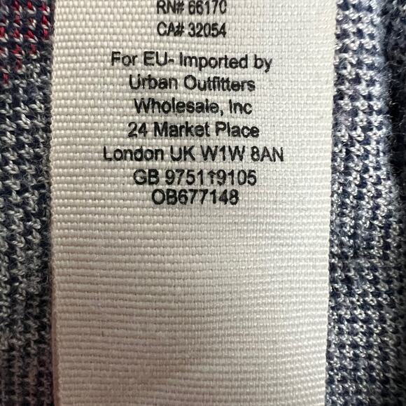 Free People Size M/L Pieced Paisley Oversized Boho Tunic Sweater‎ Fringe Poncho - Picture 11 of 11